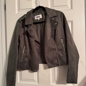 Gray Moto Jacket